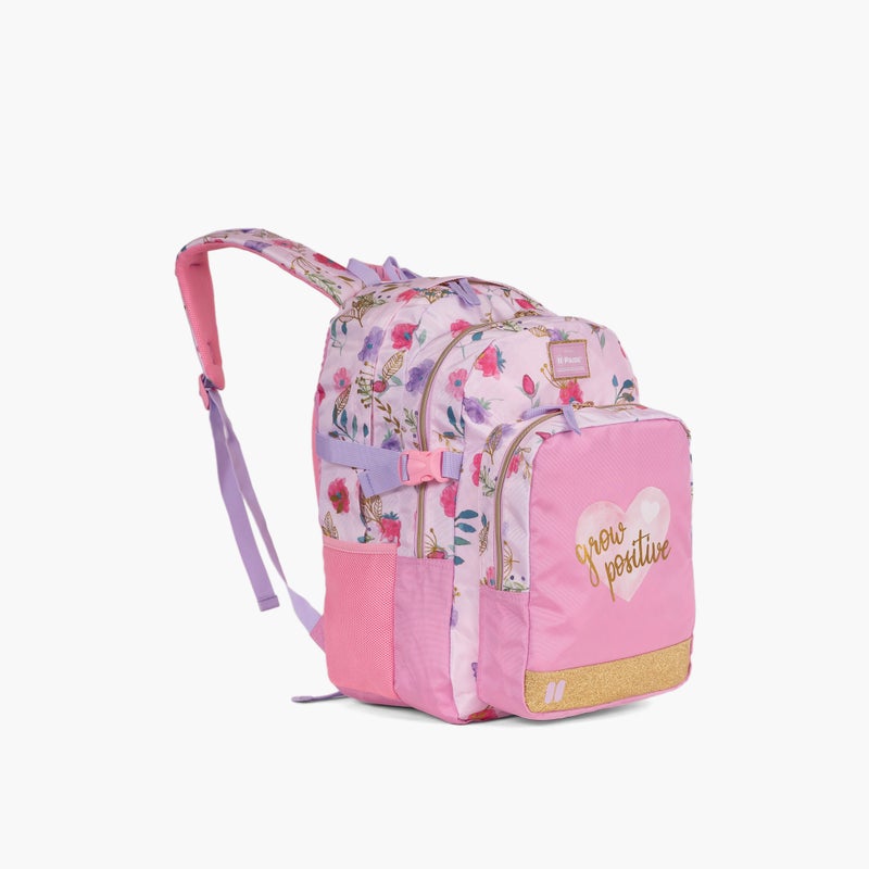PAUSE Floral Print Backpack for Girls - Image 2